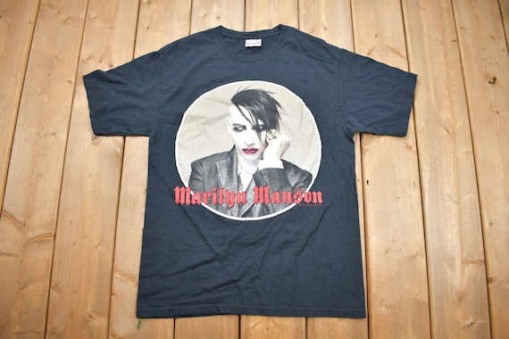 【00s】MARILYN MANSON vintage tシャツgiant XL 00s】MARILYN MANSON vintage tシャツgiant XL