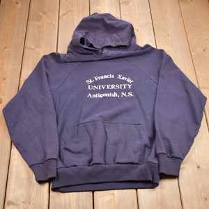 Vintage 80er Jahre St Francis Xavier Raglan Hoodie / 80er Raglan / Varsity Sweater / College Pullover / 80er Raglan Hoodie