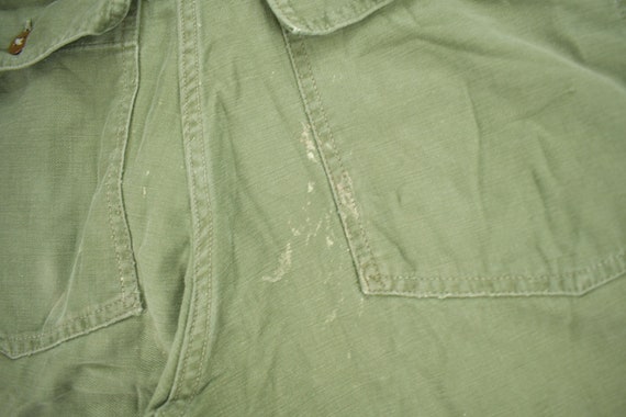 Vintage 1970s OG 107 Green Khaki Army Pants Size … - image 6