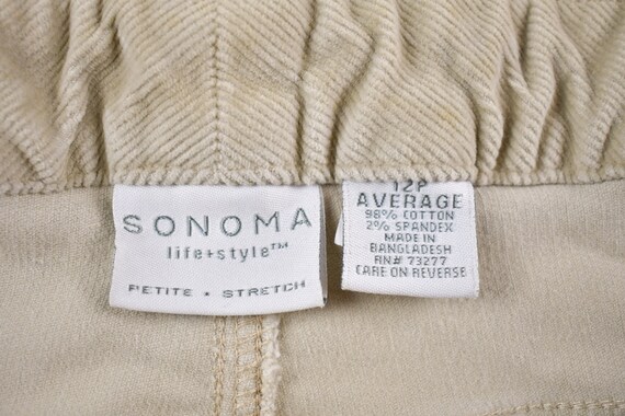 Vintage 1990's Sonoma Boot Cut Corduroy Pants 34 … - image 5