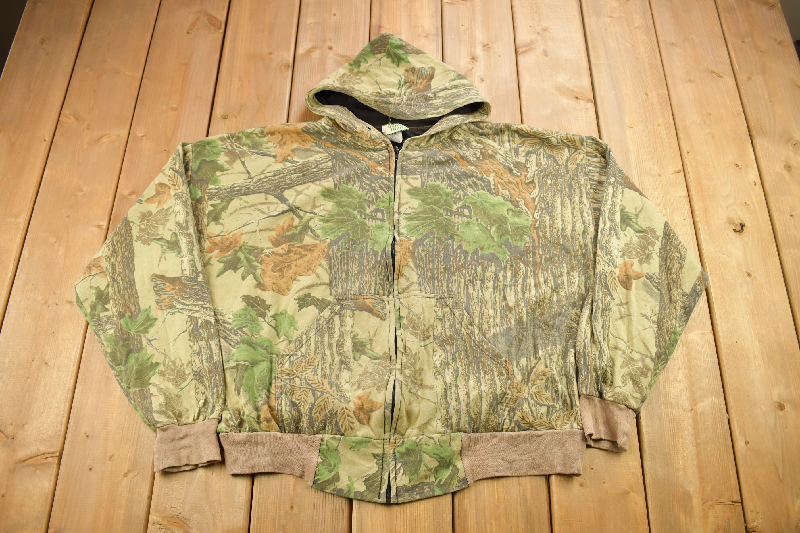 Vintage 1990s Ozark Trail Real Tree Camo Zip up Hoodie Vintage 1990s Ozark Trail Real Tree Camo Zip up Hoodie