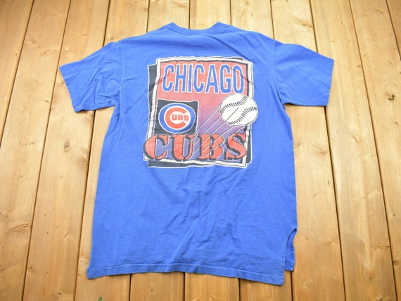 Vintage 1990s Chicago Cubs MLB Nutmeg Sportswear T-shirt / 