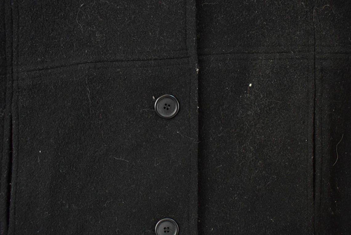Vintage 1990s Cathy-Jo Leopard Print Wool Overcoat Women's Large / Wool Coat / Streetwear Fashion / Wool Jacket / Made in USA, photo 4 sur 5