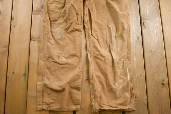 Vintage 1990s Carhartt Carpenter Pants Size 34 x … - image 6