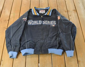 Vintage 2002 MLB World Series Majestic Jacket Men's XL / Baseball