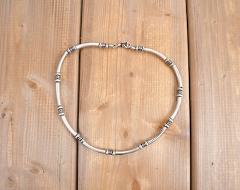 Vintage Y2K Chain Link Choker Necklace / Deadstock / Y2K Style / Vintage Choker