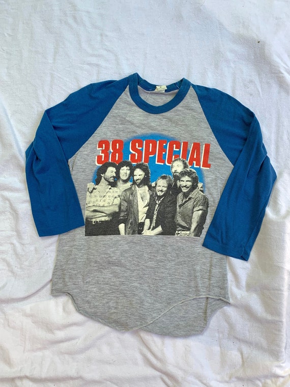 Vintage 1980s 38 Special Band Tee Mens Size Xs Rock S Gem