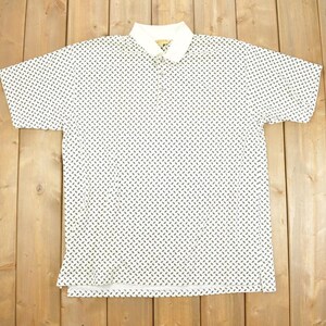 Vintage 1980s Aziano Geometric Polo Shirt