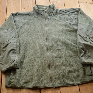 Vintage 1990s Cold Weather Gen 3 Zip Up Fleece Sweater / Outdoorsman / 90s Sweater / Streetwear / Hiking / Fleece Zip up / Military Fleece