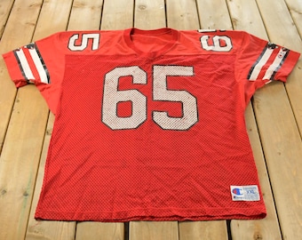 Vintage 1950s Champion Knitwear Football Jersey Men's 38 / True