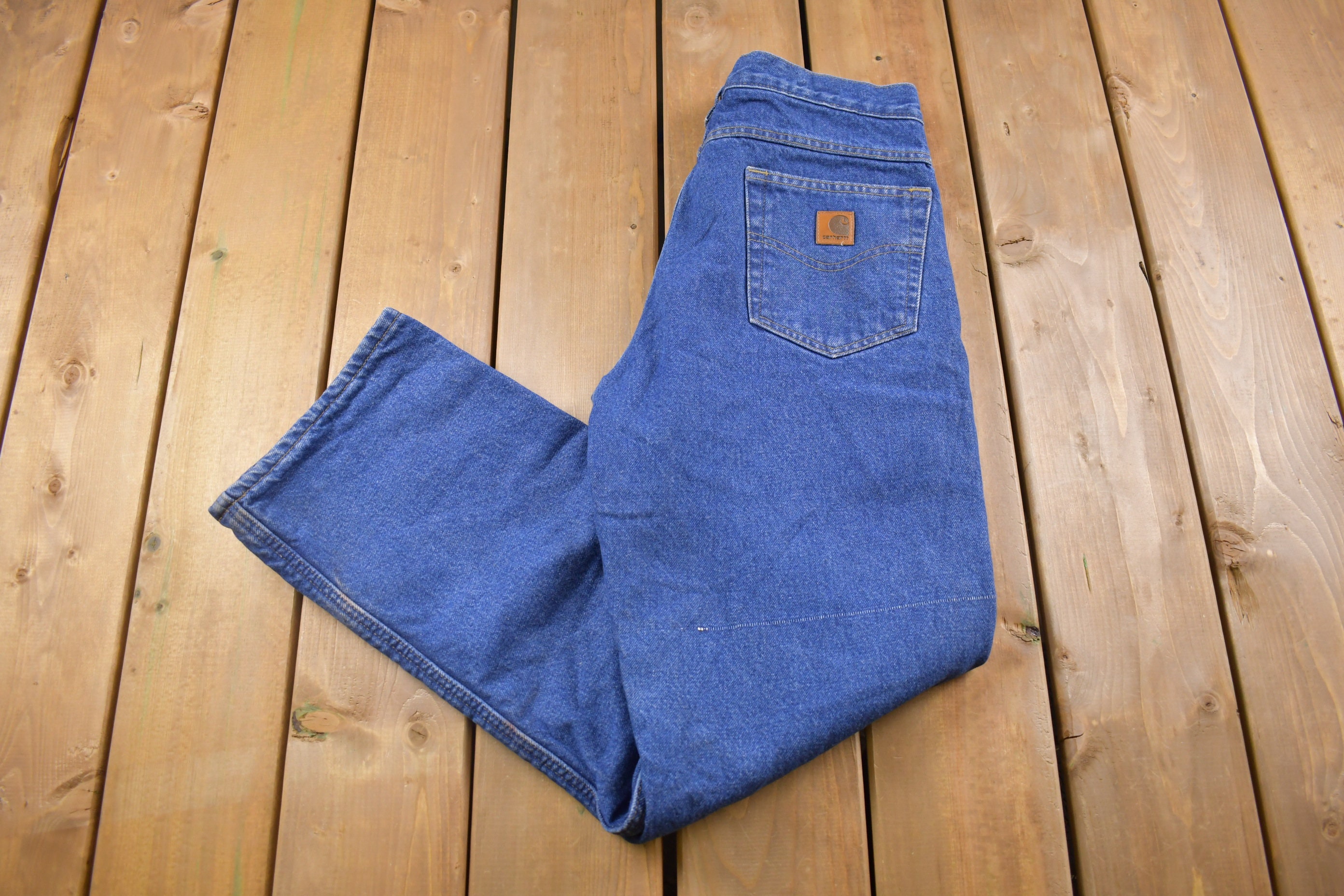 Vintage 1990s Carhartt Lined Jeans Size 30 X 31 / 90s Carpenter Pants /  Hype Vintage / Warm Pants / Rare Carhartt Vintage / Vintage Workwear -   Canada