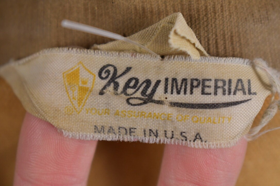 Vintage 1960s Key Imperial Canvas Hunting Jacket / Made in USA 