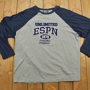 Vintage 1990s ESPN Sports Center Long Sleeve T-Shirt / Sports / 90s Streetwear / Athleisure / Sportswear / Athletic