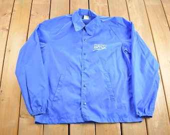 Vintage 1980s Comfortmaking Air Conditioning Heating Windbreaker Jacket / Streetwear / Light Jacket / Vintage Windbreaker / Made In USA