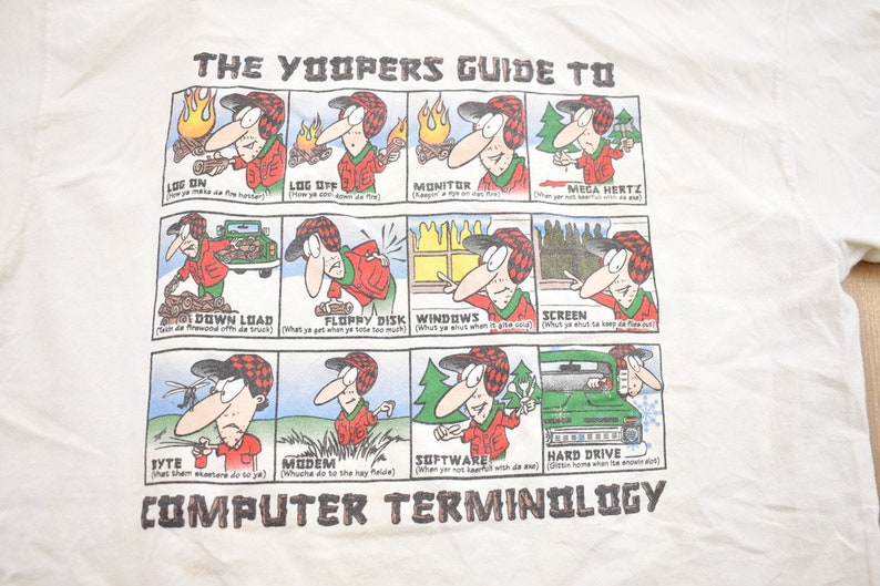 Vintage 1990s the Yoopers Guide to Computer Terminology - Etsy