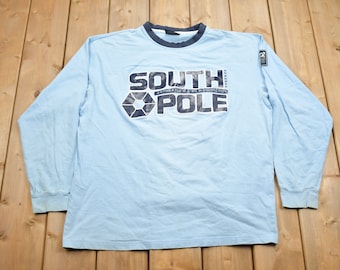 Vintage South Pole Graphic Long Sleeve T-shirt / Hip Hop
