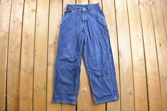 Vintage 1990s Lee Dungarees Carpenter Jeans Size 28 X 29 Vintage