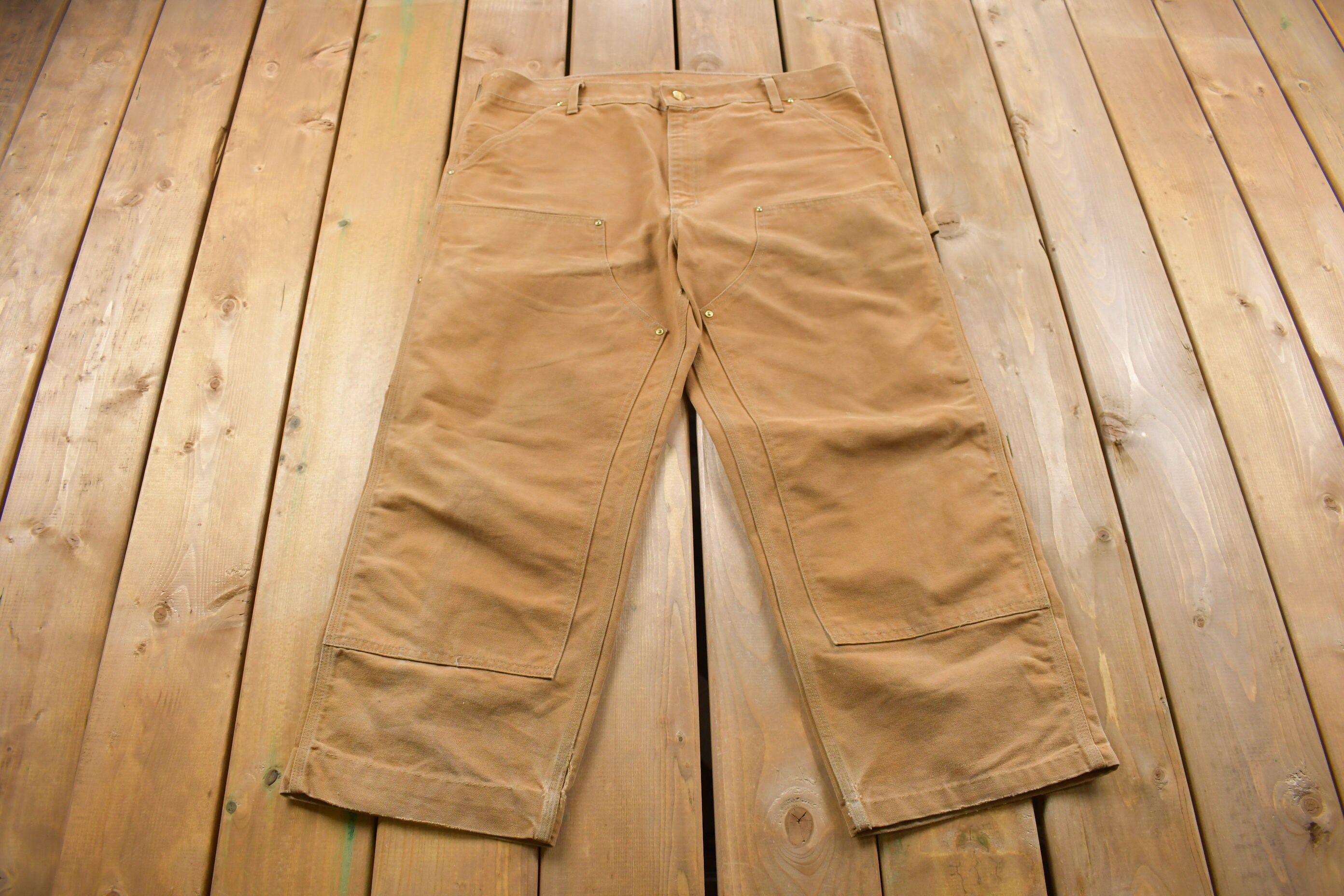 Vintage 1980s Carhartt Double Knee Work Pants Size 36 X 25