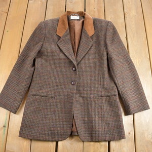 Vintage 1980s Charles Klein Herringbone Wool Blazer / Men's Blazer / Formal Blazer / Casual Wear / Made In Macedonia