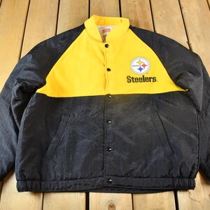 Vintage 1980s Pittsburgh Steelers NFL Starter Windbreaker Jacket / Made In USA / Sportswear / Streetwear / Swingster