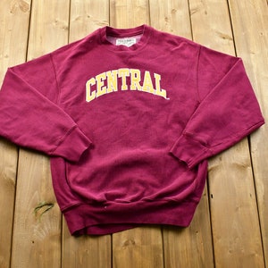 Vintage 1990s University of Central Collegiate Crewneck / Sweatshirt / NCAA Sweatshirt / Americana / Sportswear / Athleisure