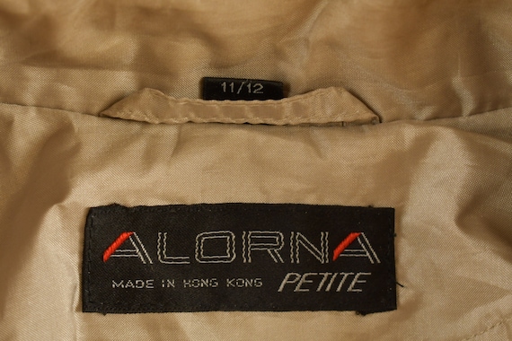 Vintage 1990s Alorna Full Length Jacket / Overcoa… - image 8