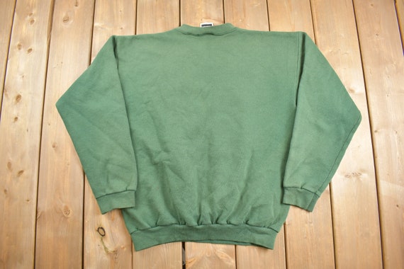 Vintage 1990s Deer Theme Crewneck Sweater / Souve… - image 3