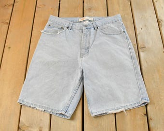 Vintage 2000s Route 66 Denim Jean Shorts Men's 32 / Y2K Jorts / Streetwear / Jorts / Distressing