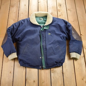 Vintage 80er Jahre Lacoste Izod Winterjacke / Alligator / Athletisch Frühling Sommer Sportbekleidung / Streetwear / Athleisure