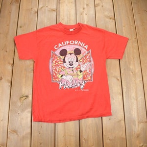 ヴィンテージ 1980年代 ミッキーマウス ディズニー カリフォルニア カートゥーン プロモ Tシャツ / 80年代 グラフィック Tシャツ / ヴィンテージ ミッキーマウス / アメリカ製 / 80年代 ミッキー Tシャツ