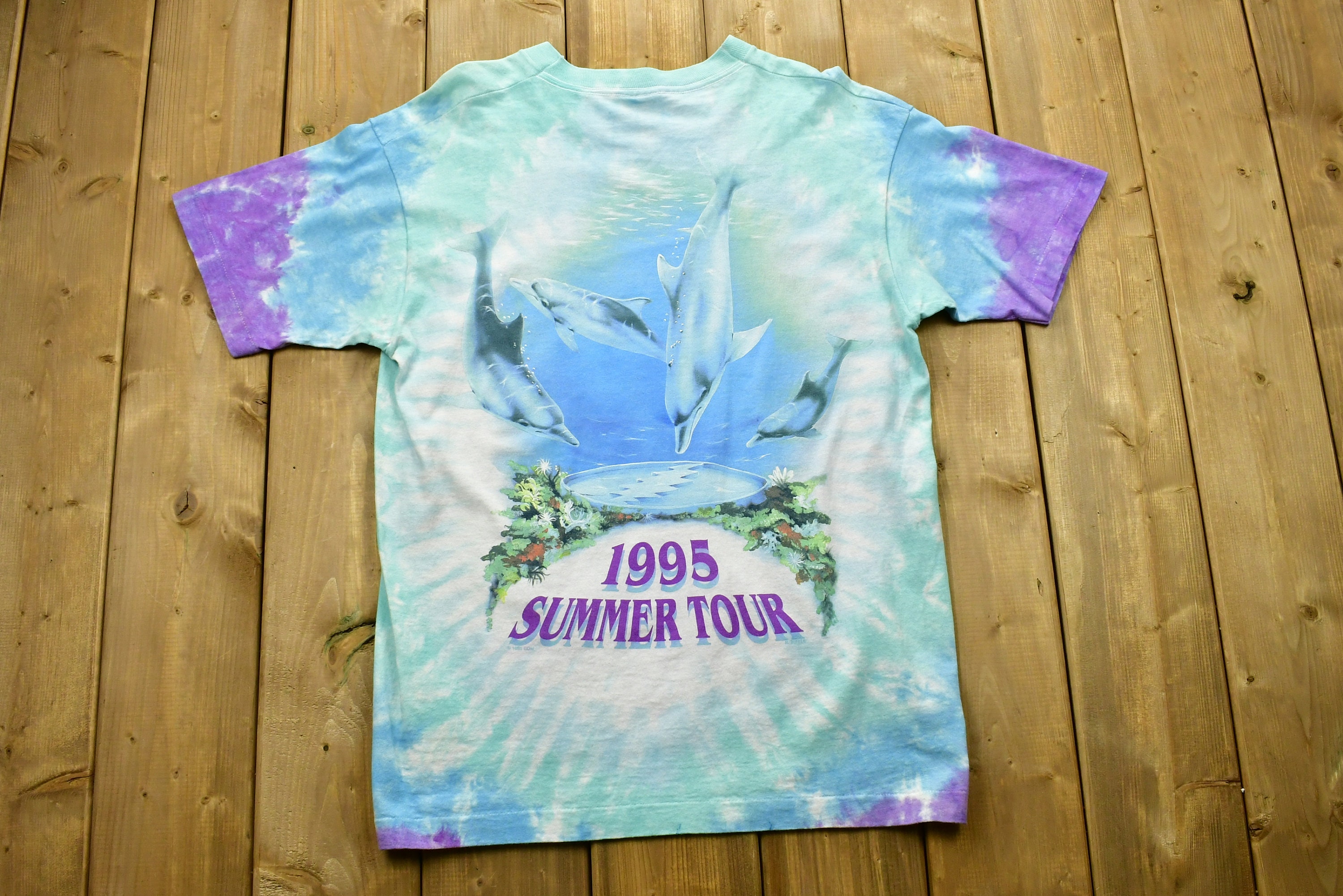 Vintage 1995 Grateful Dead Summer Tour Band T-shirt Liquid