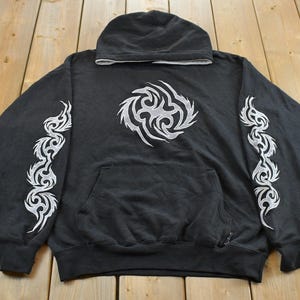 Y2K 90s 00s Sapphire Lounge刺繍スカルデザインパーカー Sapphire Lounge Hoodie - Etsy