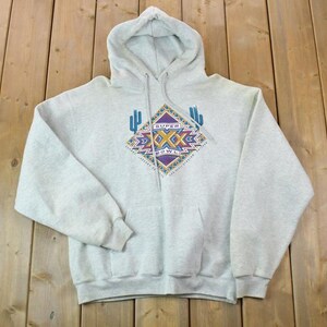 Vintage 1996 Super Bowl NFL Hoodie Sweatshirt / Made In USA / Football / Heavy Cotton Sportswear / Americana / Sun Devil Stadium / Arizona