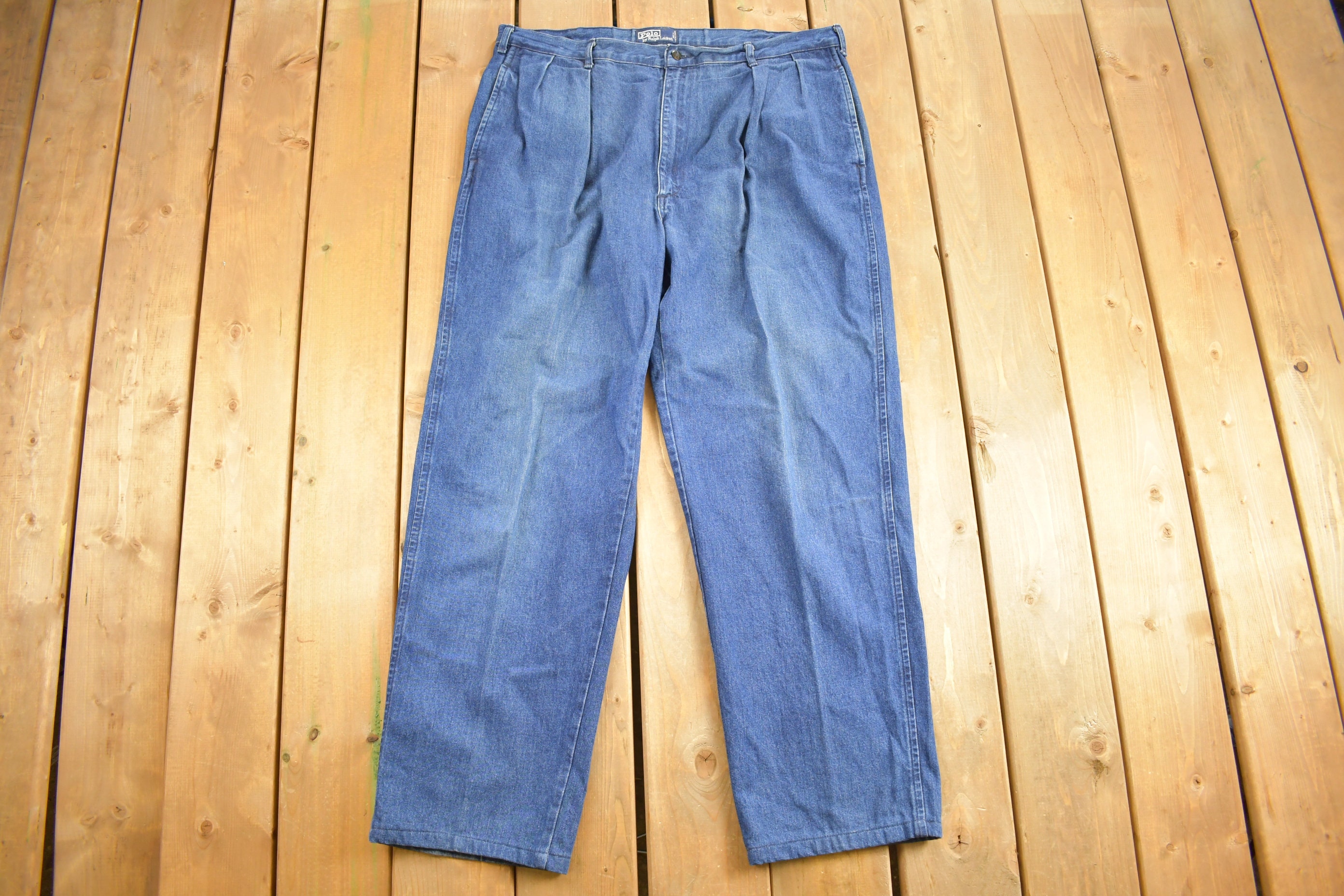 Vintage 1990s Polo Jeans Ralph Lauren Denim Jeans Size 40 X
