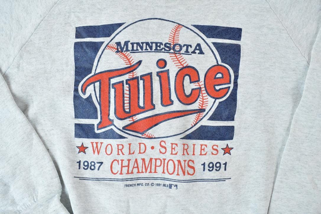 Vintage 1991 Minnesota Twice World Series Champions MLB Crewneck