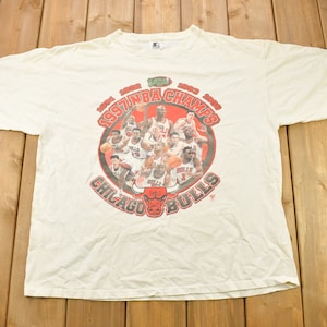 Vintage 1997 Chicago Bulls NBA Champions Starter T-Shirt / Made In USA / 90s Streetwear / Vintage Bulls Tee / Sportswear / Jordan