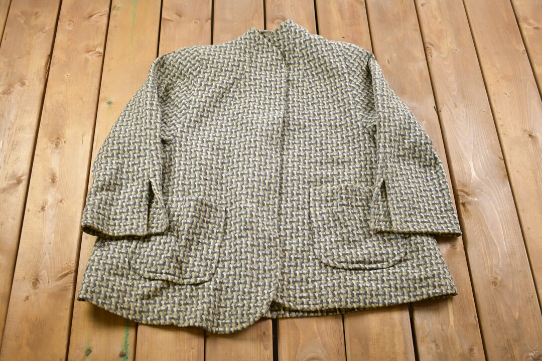 ジャケット・アウター vintage 90's US wool design coat Vintage-90s-Men-Wool-Trench-