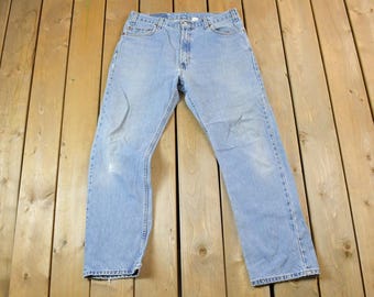 Vintage 1990s Levi Strauss 505 Denim Jeans Size 36 x 30 / Made in USA / American Vintage / Workwear / Streetwear / Vintage Pants