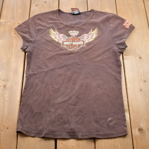 Vintage 1990s Harley Davidson Graphic Baby T-Shirt / Graphic / 80s / 90s / Streetwear / Retro Style / Harley Davidson / Made In USA