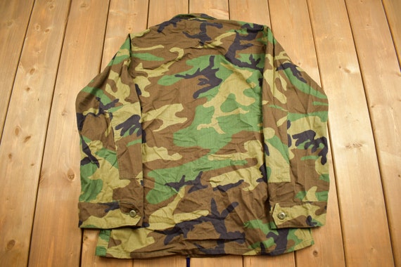 Vintage 1998 US Army Woodland Camo Military Field… - image 2