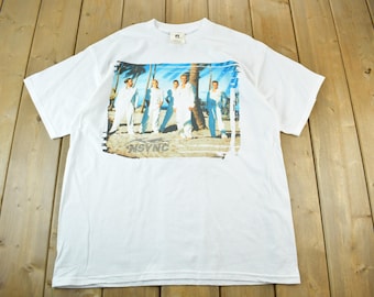 Vintage 1999 N Sync Band T-Shirt Mens XL / 90s Band Tee / Single Stitch / Made in USA / Music Promo Tour / Premium Vintage / Y2K Pop