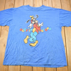 ヴィンテージ 1990年代 ディズニー グーフィー グーフィン アラウンド グラフィック カートゥーン Tシャツ / 90年代 グラフィック Tシャツ / TV プロモーション Tシャツ / シングルステッチ