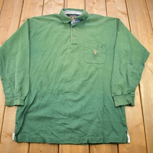 Vintage 1990s Chaps Ralph Lauren Quarter Button Sweatshirt / Vintage Ralph Lauren / Streetwear / Ralph Lauren / Casual Wear