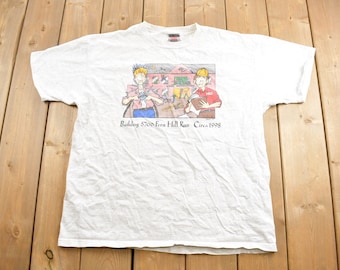 Vintage 1990s Graphic 'The Craftsman' Comic Strip T-Shirt / Streetwear / Retro / Single Stitch / Made In USA / 90s Graphic Tee