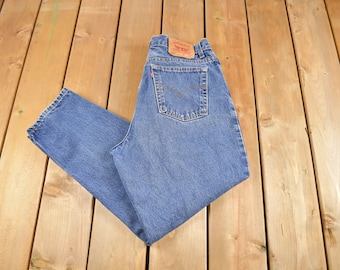 Vintage 1990s Levi's 550 Denim Women's Jeans Size 34 x 27 / Vintage Denim / Relaxed Fit / Made In USA / Vintage Levi's