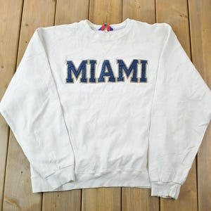 Vintage 1990s Miami Champion Sweatshirt / Vintage Champion / Vintage Pullover / Streetwear / Athleisure Sportswear