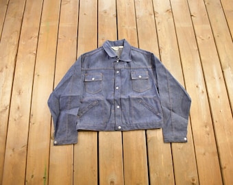 RARE ~ Vintage 1950s/1960s LEE 101-J Denim Jean Jacket ~ Size 40 R