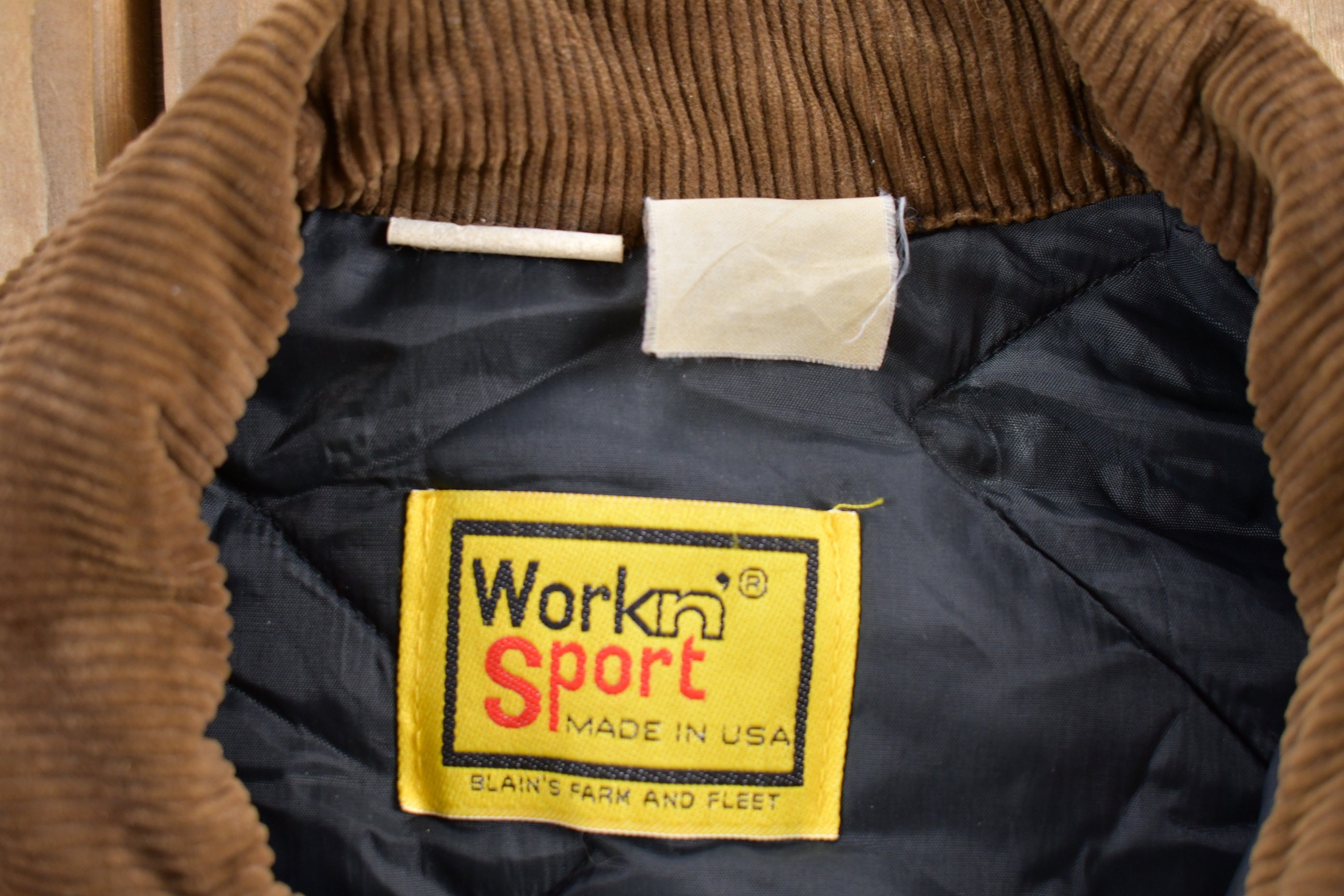 Vintage 1990s Work N Sport Chore Jacket / Workwear / Streetwear 