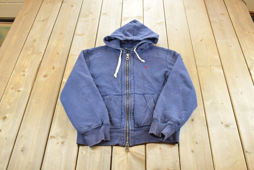 Vintage 1990s Polo Ralph Lauren Blue Completely Thermal Lined Full
