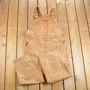 Vintage 1990s Dickies Canvas Overalls / Vintage Overalls / Streetwear / Vintage Workwear / Dickies